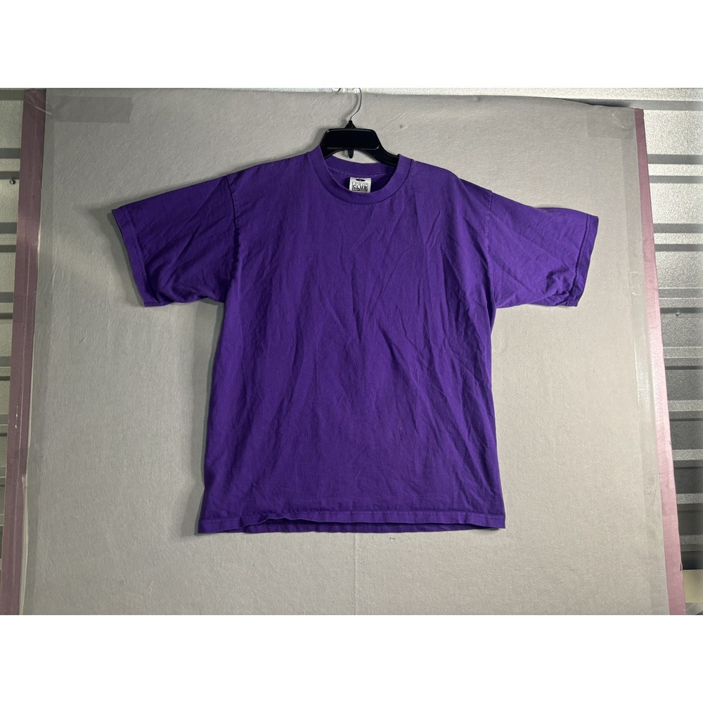 Pro Club Heavyweight Purple T-Shirt Men's Large 100% Cotton